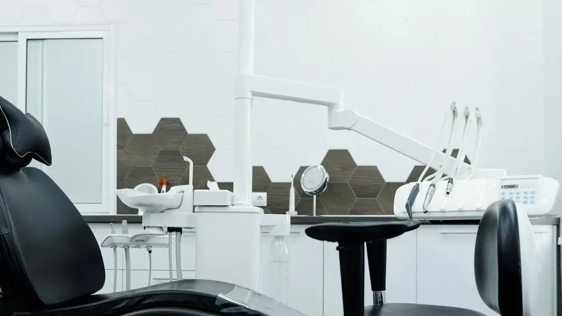 Dental chair setup in clinic offering cosmetic dental solutions