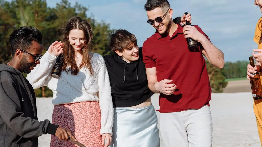 Friends Smiling after Cosmetic Dentistry Procedures