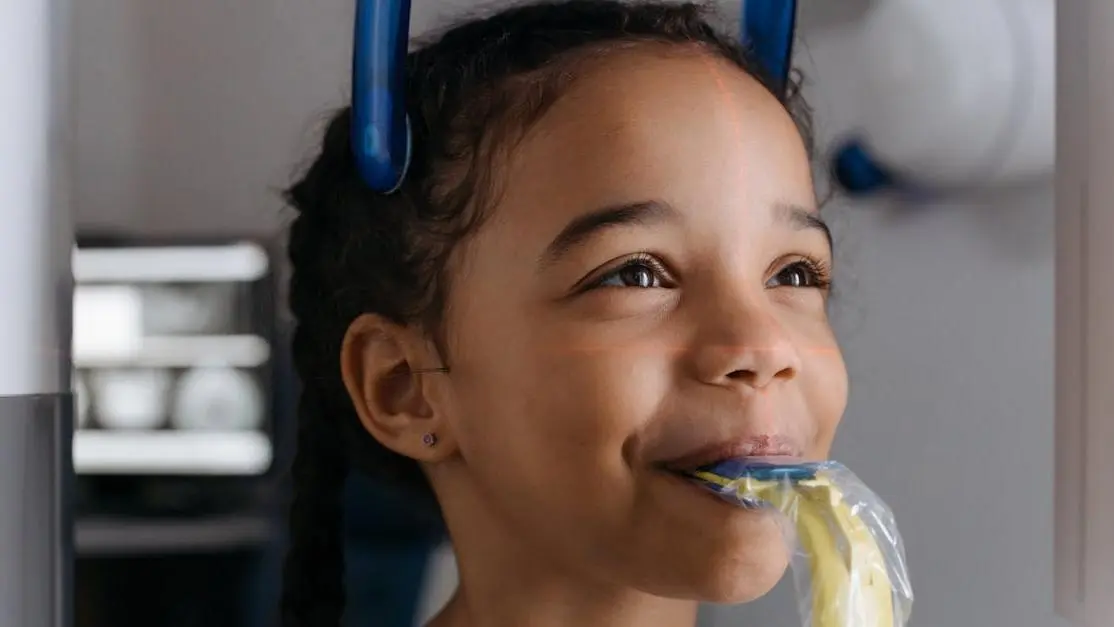 Girl's Pediatric Dental Checkup