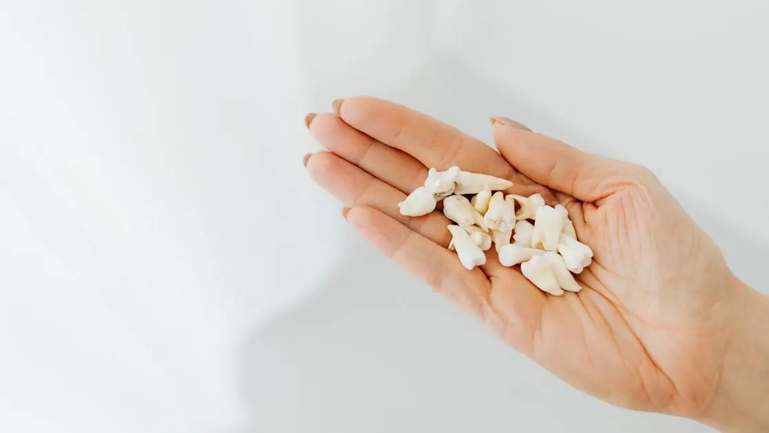 Hand holding a tooth after avulsion